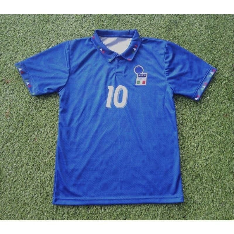 JERSEY BOLA RETRO ITALY WORLD CUP 1994