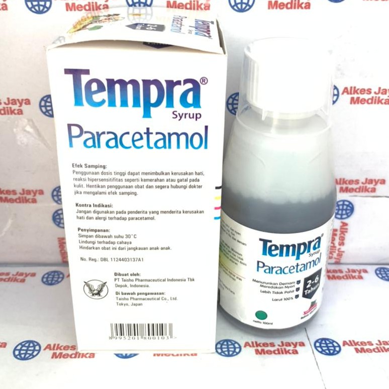 Tempra Sirup 100ml (obat demam anak)