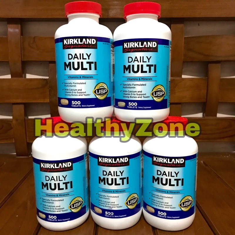 Kirkland Signature Daily Multi ( isi 500 tablets )