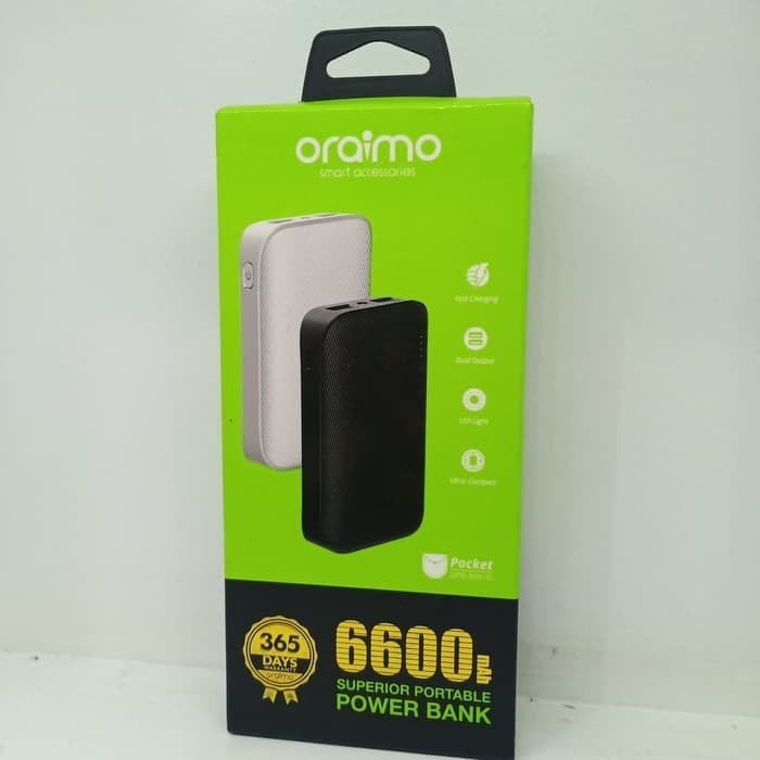 POWERBANK ORAIMO 6600 MAH ORIGINAL