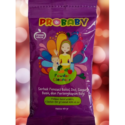 Probaby Powder Cleanser Pencuci Pembersih Botol Dot Sayur dan Buah