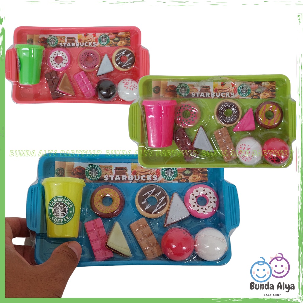 Mainan Anak Donat Donatan - Mainan Kue Donat Coklat - Pretend Play For Girls SNI - Mainan Masak Masakan