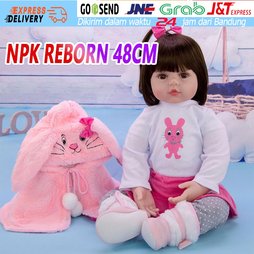 48CM NPK Doll / Boneka Reborn / Reborn Doll / Boneka Bayi / Boneka Susan Import