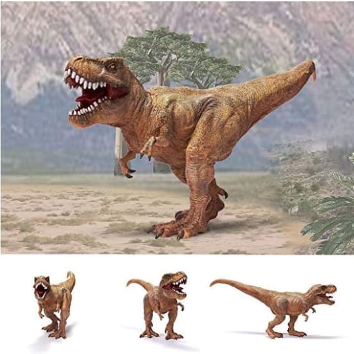 Figure Mainan Dinosaurus  Recur Tyrex Tyrannosaurus T Rex 