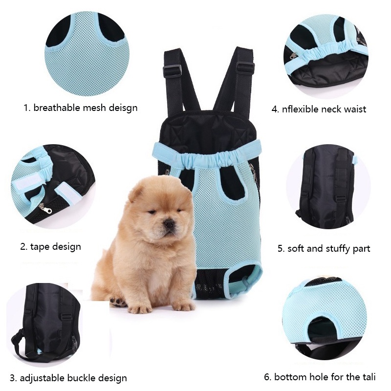 Gendongan Kucing Gendongan Anjing Kecil Tas Gendong Kucing Depan Belakang Tas Travel Kucing Pet Travel Bag