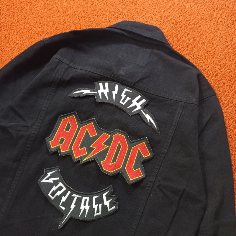 BACKPATCH BORDIR X SLAYER ACDC 1 SET BEST QUALITY