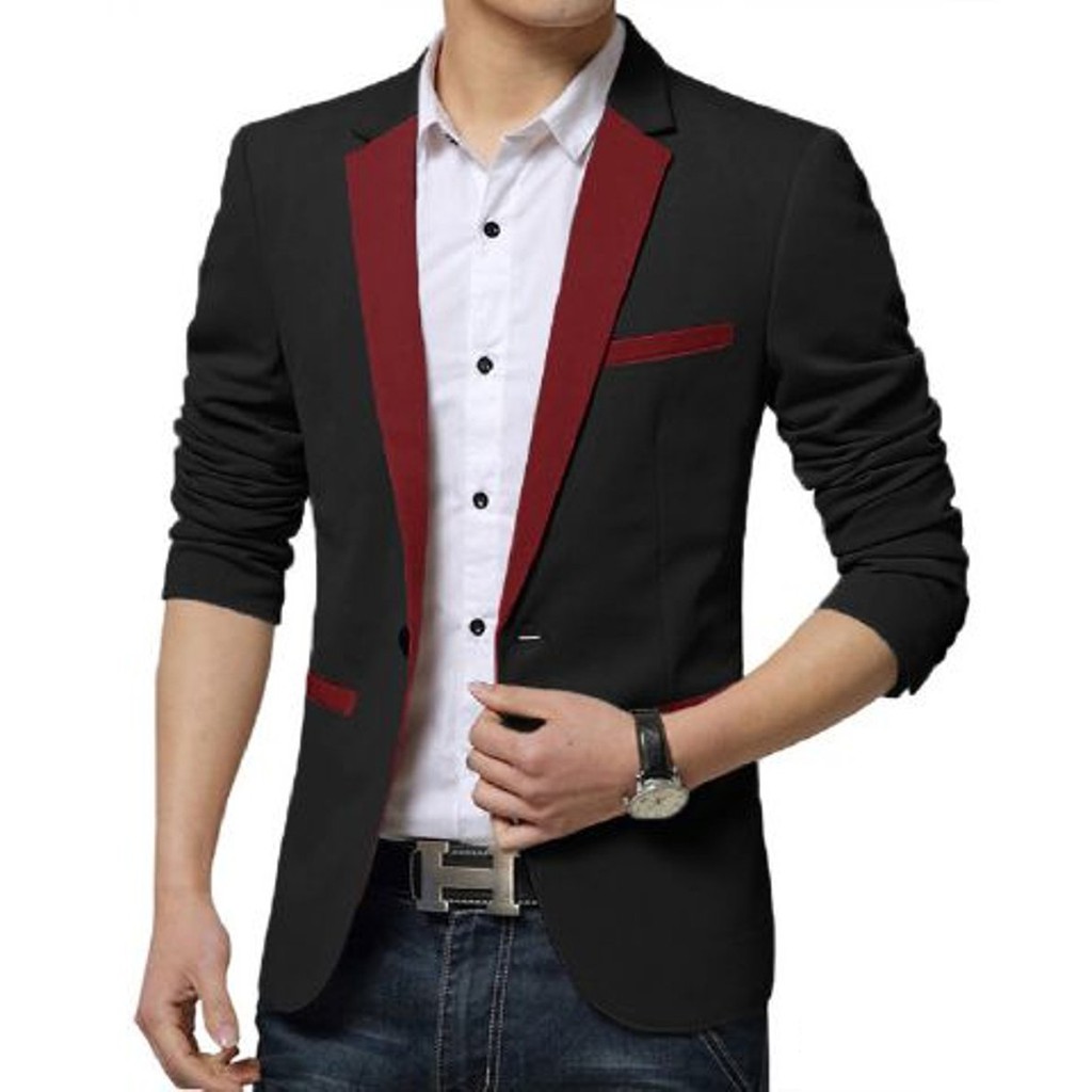 Jas Blazer Matrix Slimfit Korea Pria Casual / Blazer Murah Outer Pria