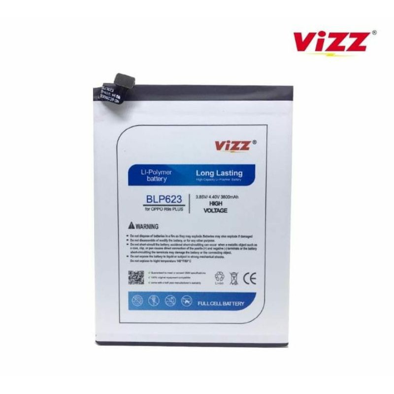 BATERAI BATTERY VIZZ OPPO BLP623 OPPO F3+ PLUS DOUBLE POWER