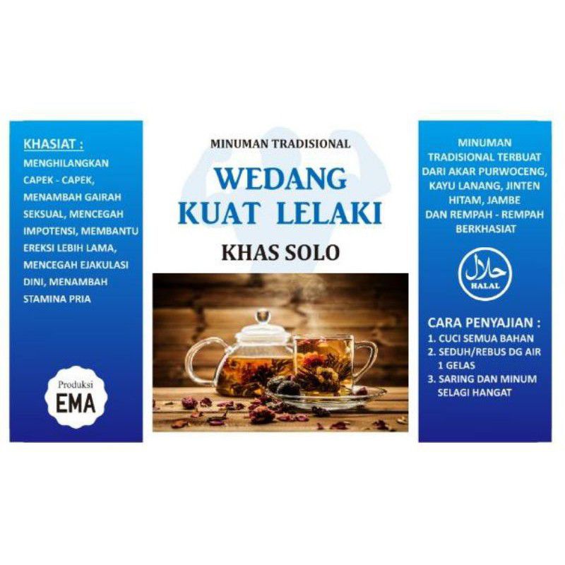 

Wedang Kuat Lelaki produksi EMA|| 1pack isi 10pc