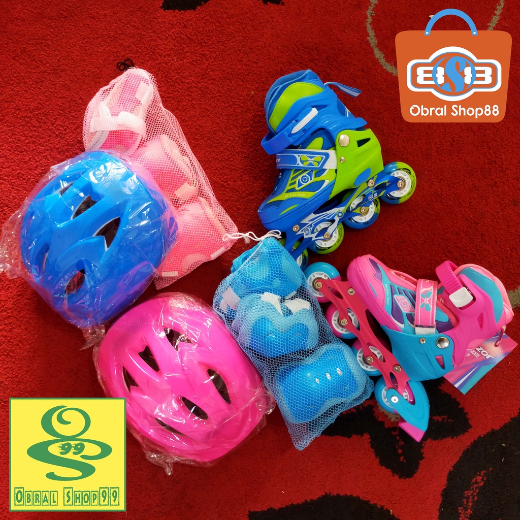 SEPATU RODA KAZOR FREE TAS SET SEPATU RODA LENGKAP