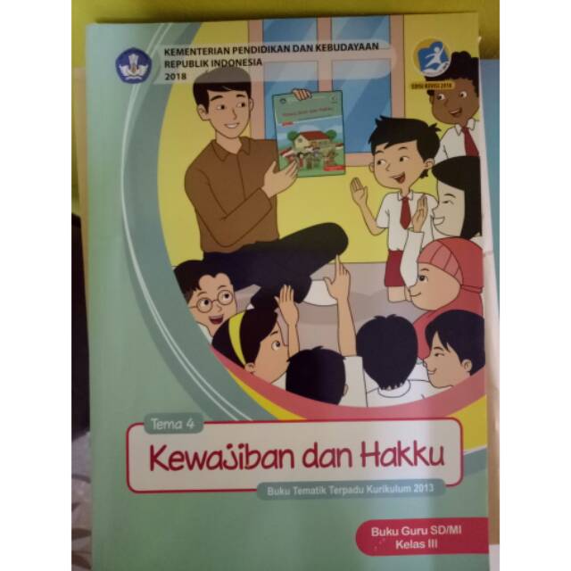 Buku Guru Tematik K13 Dikbud Kelas 3 Tema 4 Kewajiban Dan Hakku