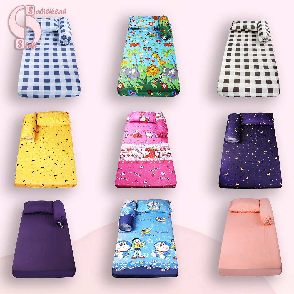 Sprei 160x200 Sprei No.2 Ukuran Queen Sudut karet