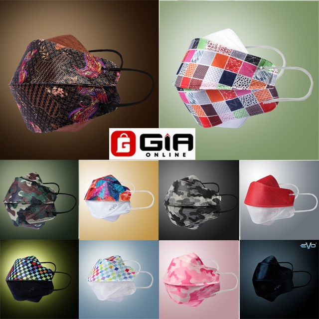 Masker Evo Limited Edition | Evo Batik | Evo Army | Evo Spark | Masker Evo Viral  (Original)