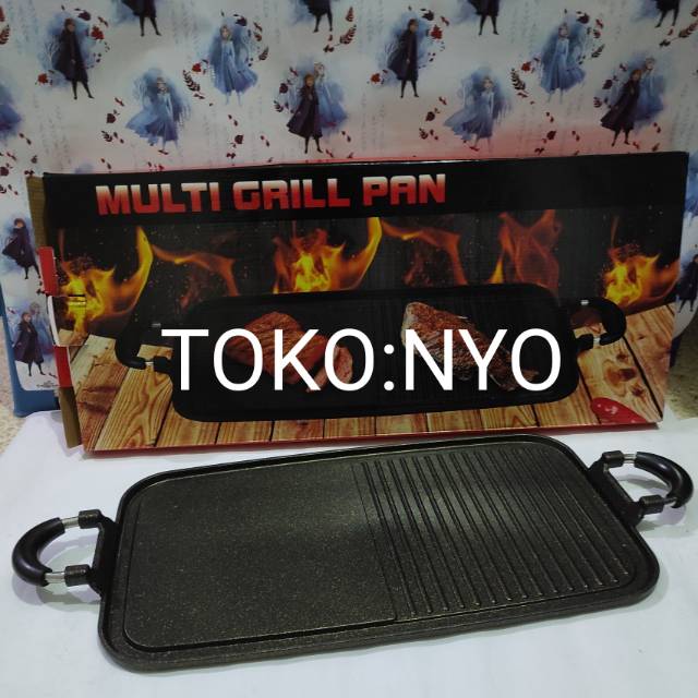 Multi Grill Pan Wajan Pemanggang Multi/Serbaguna