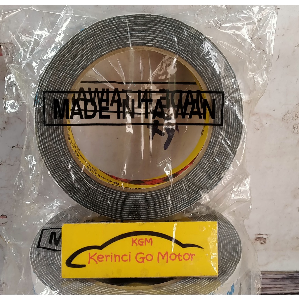 DOUBLE TAPE 3M PE FOAM MADE IN TAIWAN LEM BOLAK BALIK