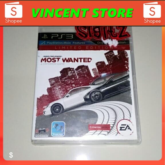 PRODUK ORIGINAL!!! bd ps3 kaset need for speed most wanted