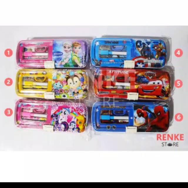 

promo kotak pensil satu set cod