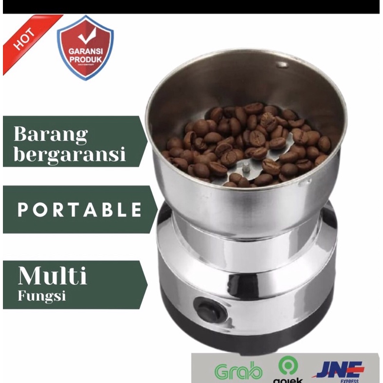 Grinder mini mesin penggiling kopi blender bumbu kering