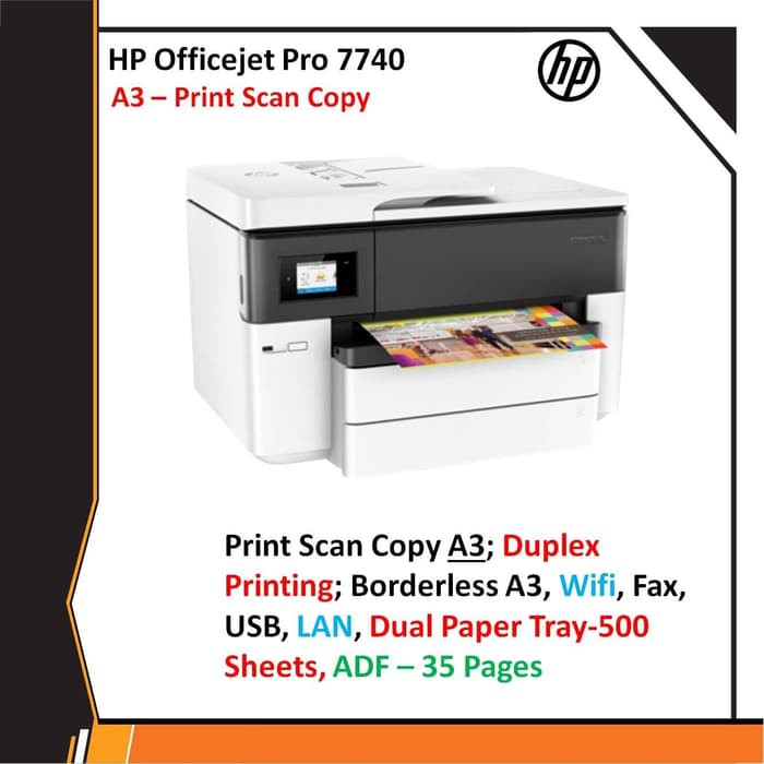 HP 7740 A3 Printer Officejet