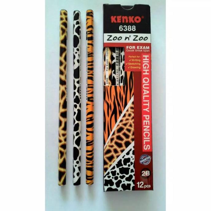 

Pensil 2B Kenko Motif Hewan Zoo n Zoo 6388