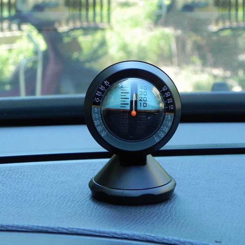 Gro Multifungsi Car Inclinometer Slope Outdoor Alat Ukur Kompas Kendaraan