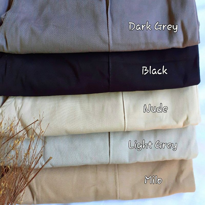 BAGGY PANTS TWILL/CELANA PANJANG WANITA COMBED MELAR