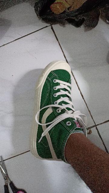  sepatu  ventela  public high dark green Shopee Indonesia