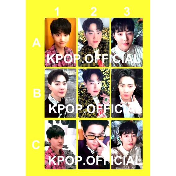 [ READY STOCK ] EXO SUHO GREY SUIT PHOTOCARD
