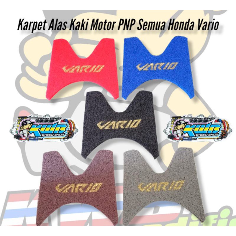 Karpet alas kaki semua motor Honda Vario warna lengkap