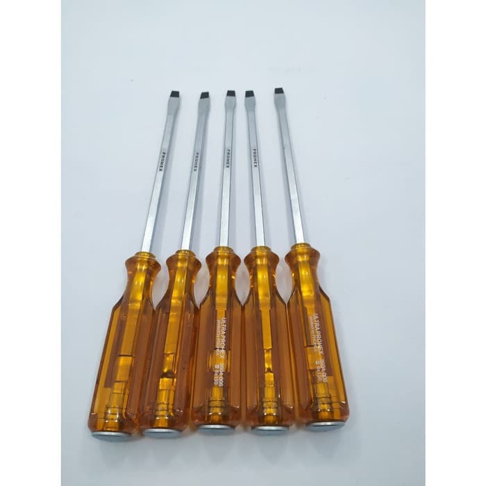 Prohex Grip On Obeng Ketok Transparan 6 Inchi Plus ( - ) Screwdriver