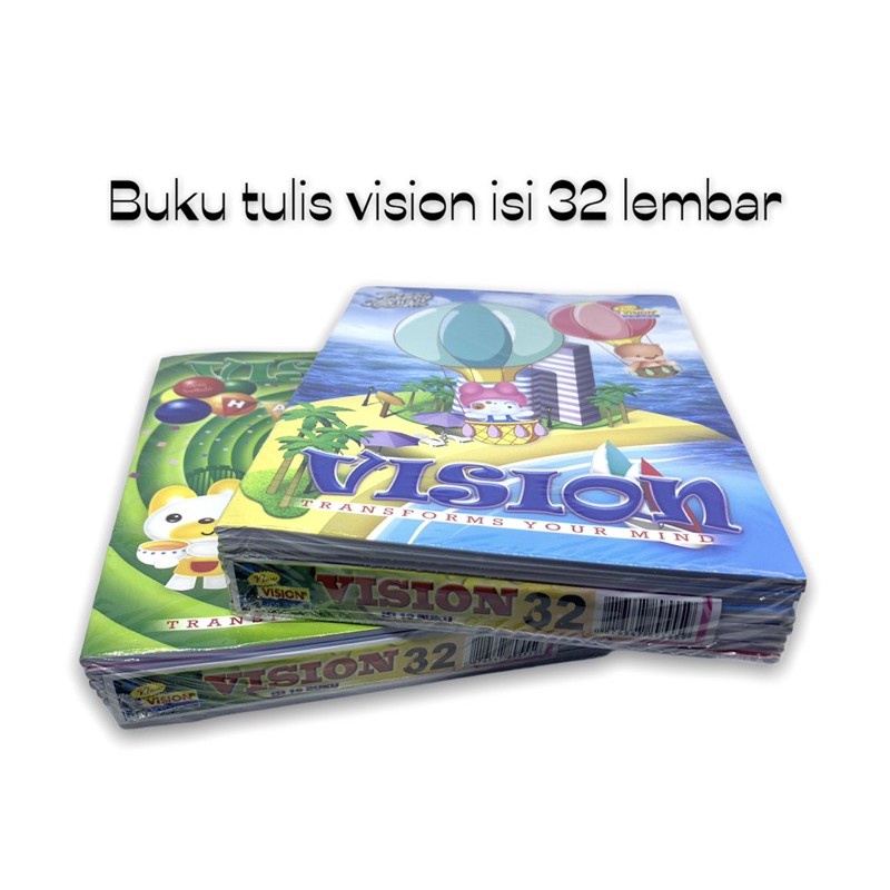 

ECER buku tulis VISION isi 32 38 58 lembar termurah