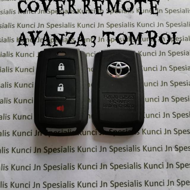 Cover remote mobil all new Avanza 2012 up, G, model ori (standard)