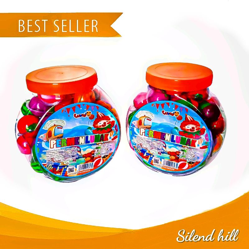 

permen lunak model buah 1 toples isi 50 pcs