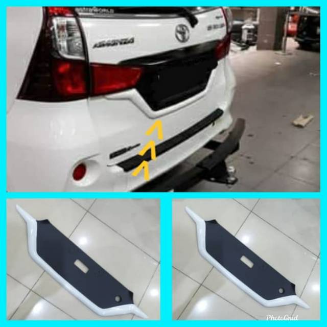Ornamen dudukan plat nomor mobil Grand all new Avanza / Great Xenia