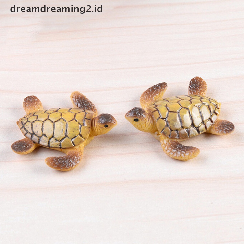 (Hot Style You Like) 1pc Miniatur Kura-Kura Laut Untuk Dekorasi Rumah Boneka