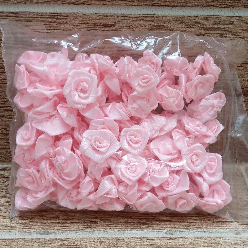 Isi 144 pcs bunga mawar rose 1/2 inch