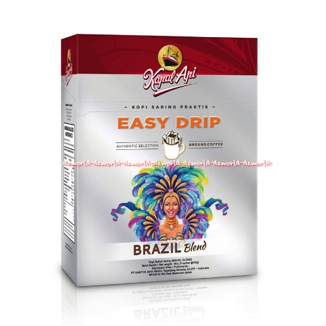 

Kapal Api Easy Drip Brazil Blend 5sachet Blend Kopi Bazill Brazillia Bubuk Kapalapi Dengan Saringan Kopi Saring Coffee Drip BrazilBlend