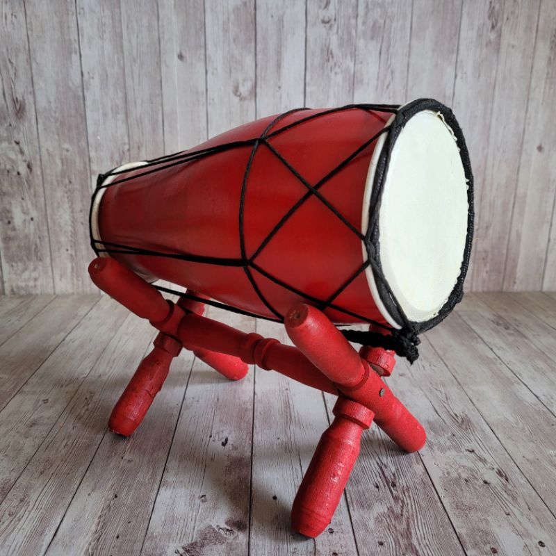 Mainan Tradisional Anak Kecil Kendang Gendang Jawa Jaranan Motif Unik Original Bergaransi