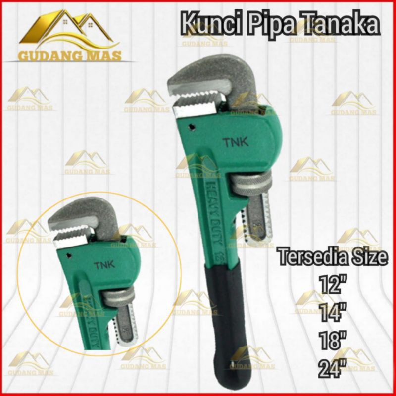 Tanaka Kunci Pipa 18" inch Gagang Karet