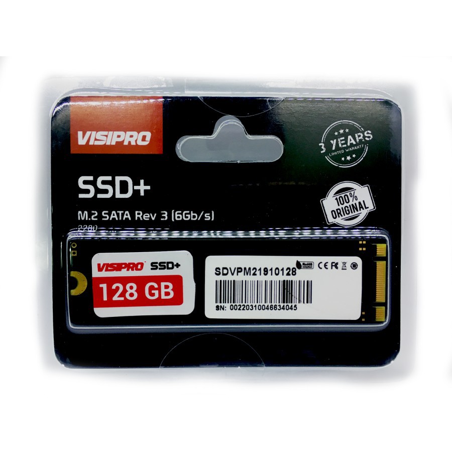 Visipro 128GB SSD SATA M.2