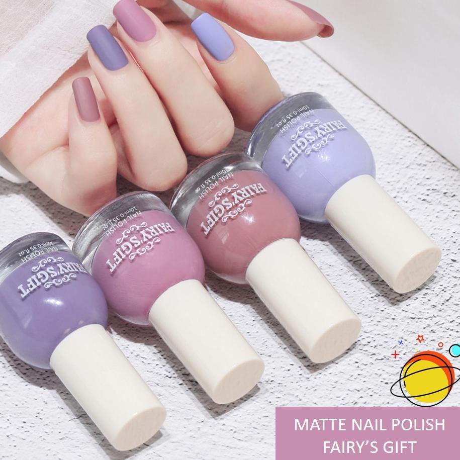 MATTE NON PEEL OFF NAIL POLISH FAIRY'S GIFT HALAL KUTEK KUTEKS KUTEX TIDAK BERACUN (TANPA BOX) ↔↕ ➤ 