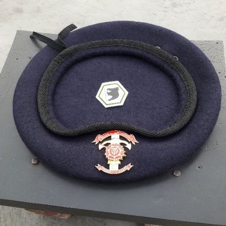 TOPI BARET TNI-AL ASLI JATAH PURE WOLL 100%