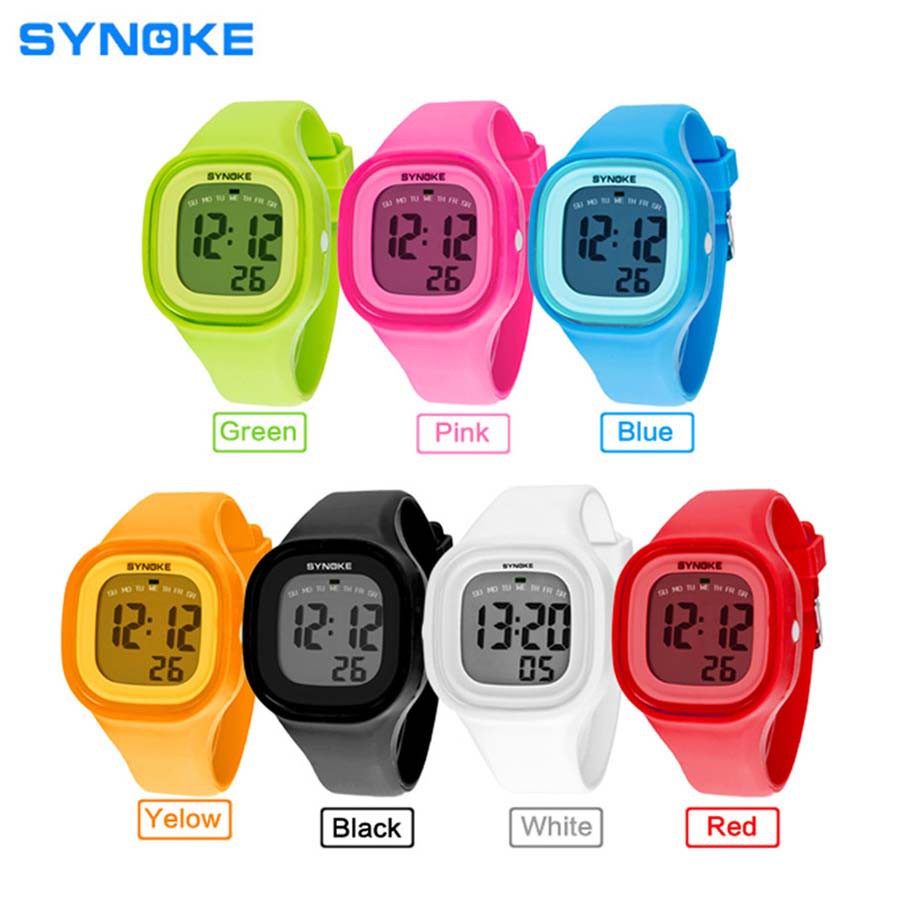 Synoke 66896 Jam Tangan Anak Anak dan Remaja Anti Air Digital - Sport Fashion - Watches for Kids