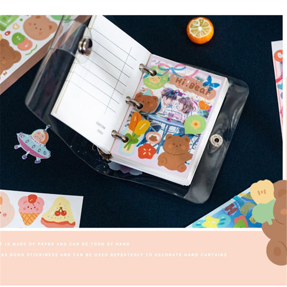 Populer Stationery Sticker Cute Diary Bahan Stiker Hias Kartun