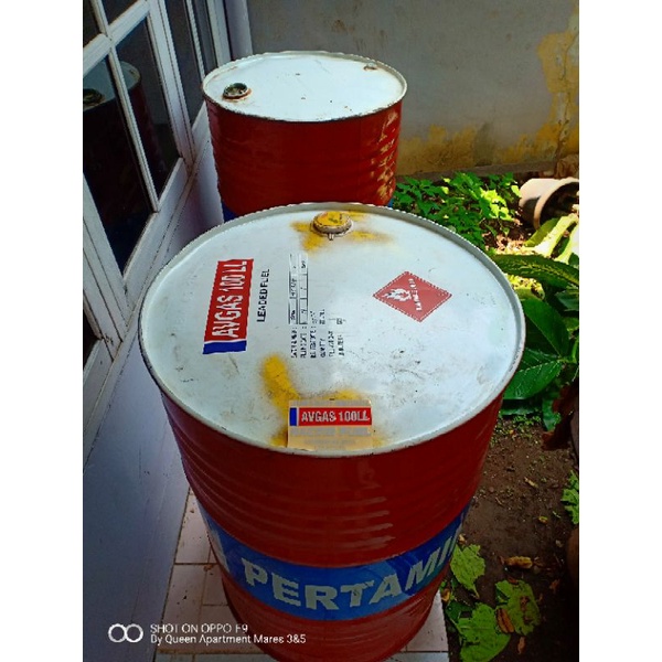 Bensol Avgas Biru 200Liter 1Drum