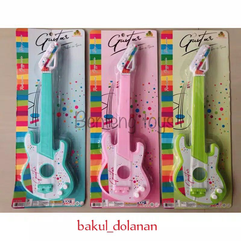 MAINAN ANAK CEWEK COWOK GITAR TANGGUNG