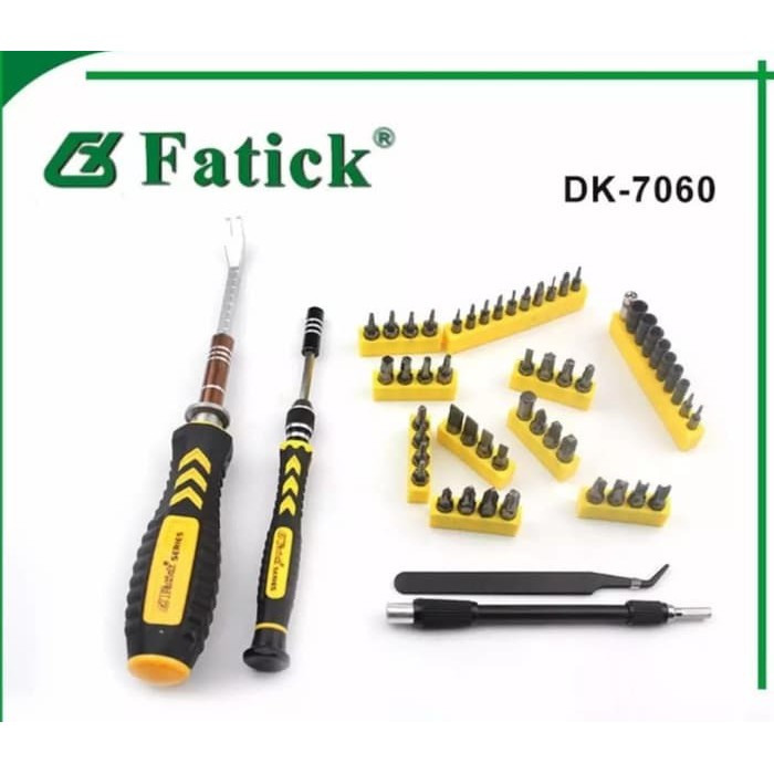 Obeng Multifungsi 60 In 1 FATICK DK-7060 Professional Tools Sets - 0374