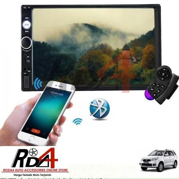 Tape Mobil Head Unit Double Din Mirror Link Android Terios rod4 Kualitas Baik