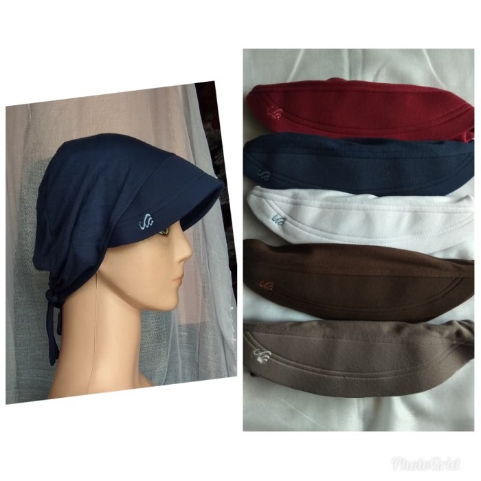Terlaris Daleman dalaman jilbab pet tali ciput topi robbani bahan kaos ori Berkualitas