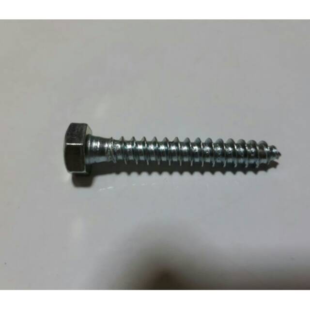 Baut cacing galvanis 5/16&quot;x2&quot;